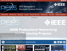Tablet Screenshot of ieee-aess.org
